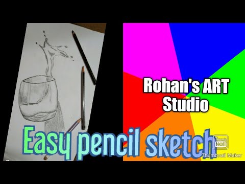 Easy pencil sketch..... - YouTube