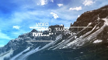 Inspired Parallax Slideshow Glitch | After Effects template