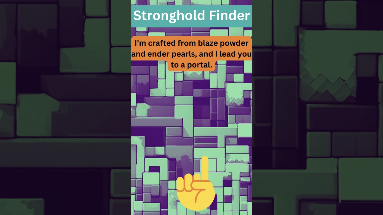 Can You Solve This Minecraft Riddle? Stronghold Finder! 🧩 
