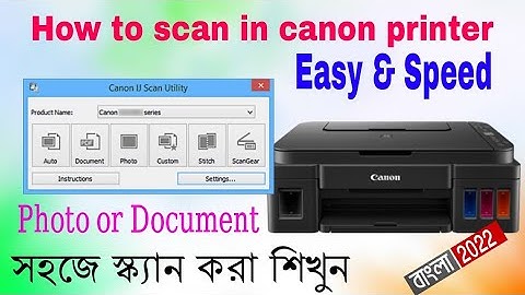 how to scan in canon printer ll Ij canon scan utility #jeniustelecom