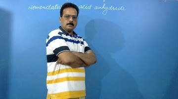 Nomenclature of acid anhydride and ester By Surendra sir