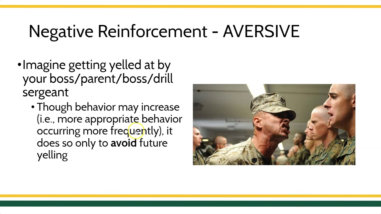 negative reinforcement examples aspirin negative reinforcement examples aspirin