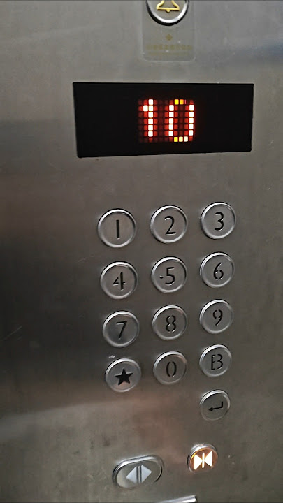 Mitsubishi Elevator with Keypad Fixture #mitsubishielevator #lift #elevator #mitsubishi