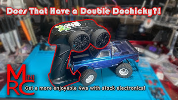 SCX24 - The Ultimate Box Stock Rear Steer Remote! (yes, that