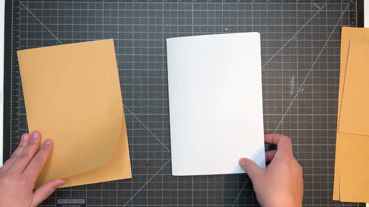 How To Make A Simple Art Journal - YouTube