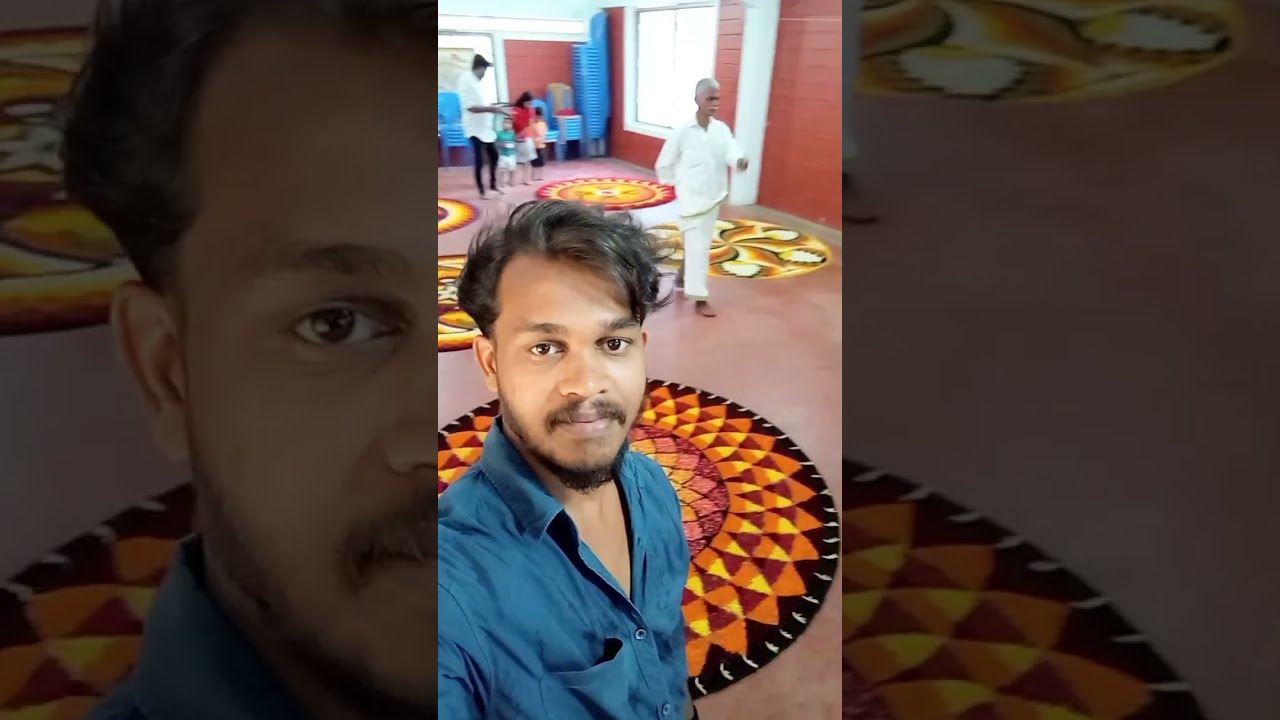 പൂക്കളം  മത്സരം 👌👌 ചെറുകുന്ന് ശ്രീ അന്നപൂർണേശ്വരി ക്ഷേത്രം