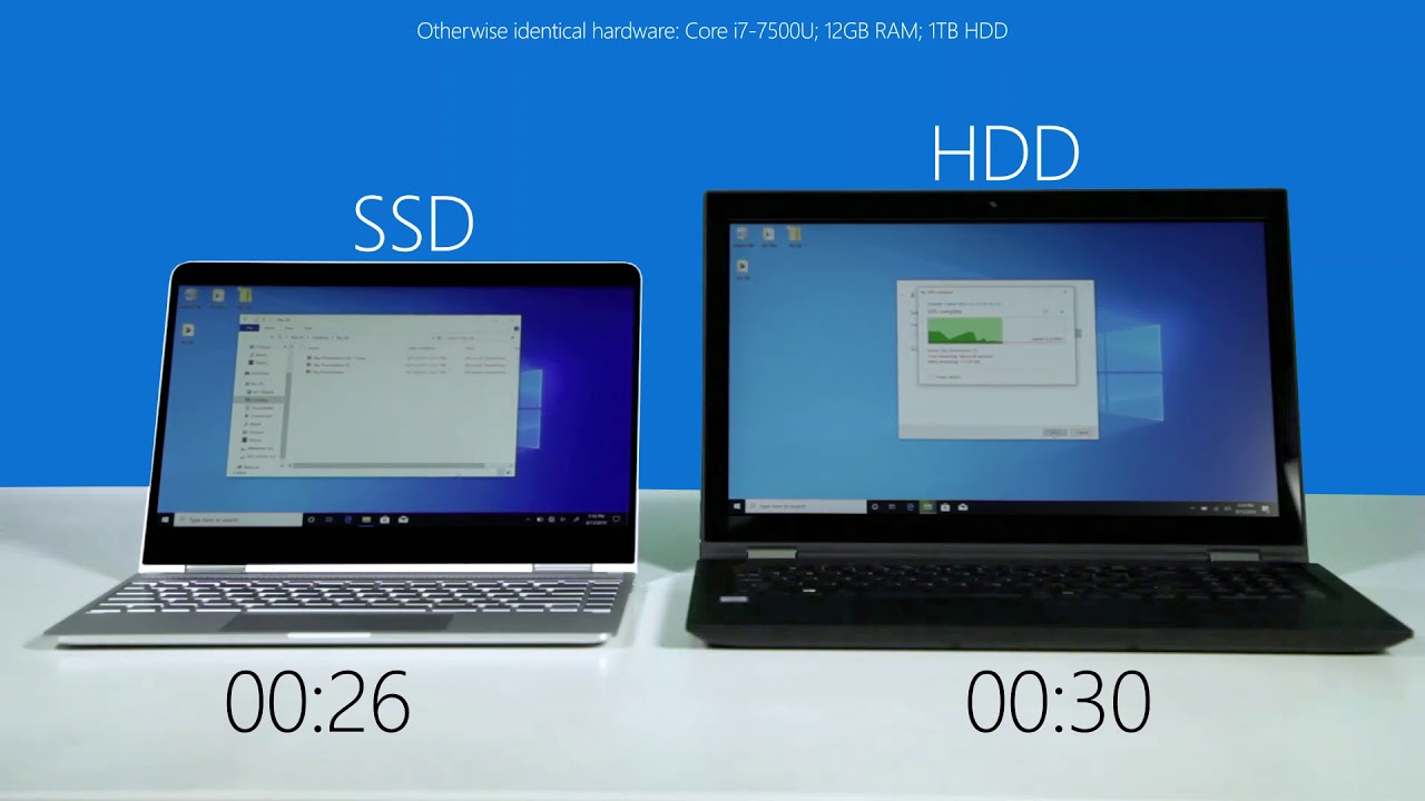 Thử nghiệm Extract File trên Windows 10 giữa SSD \u0026 HDD PC