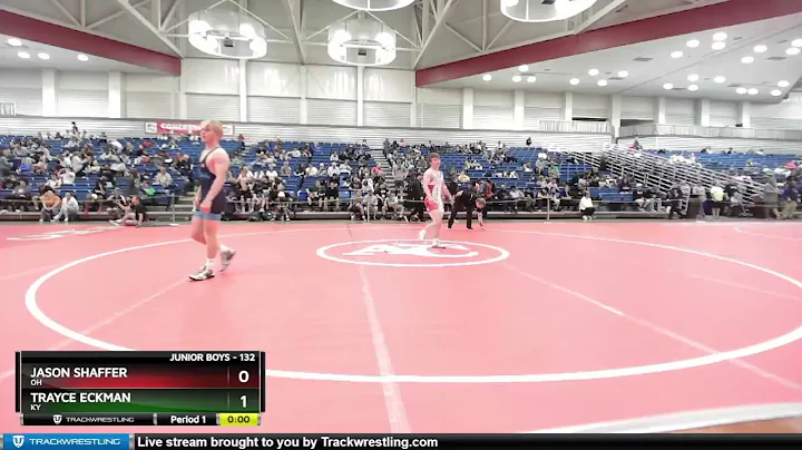 132 Lbs Champ. Round 2 - Jason Shaffer, OH Vs Tray...