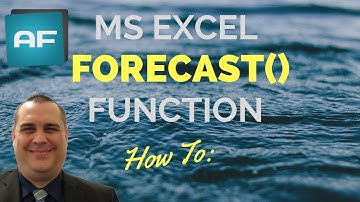 Excel FORECAST Function: How To Guide. MS Excel for Accounting and Finance