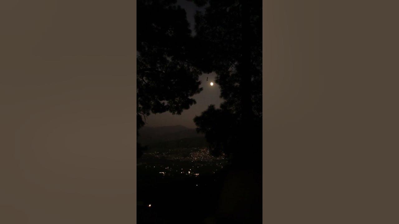Chan kithan guzari aayi raat ve🥀✨ Ali Sethi #alisethi #foryou #moon #abbottabad #youtubeshorts
