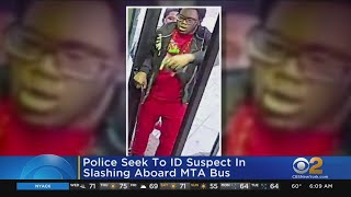 Suspect Wanted In Bus Slashing