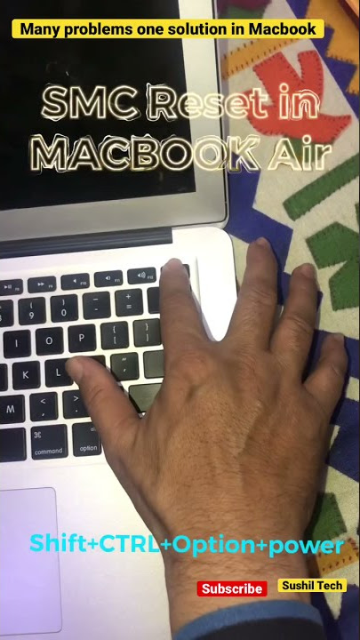 SMC Reset procedure in MacBook Air #shorts #technology #youtubeshorts #entertainment #apple #macbook