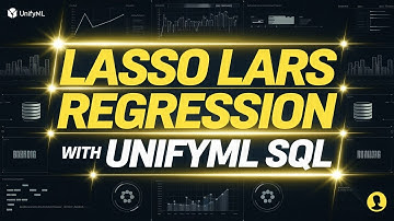 🔍 Running Scikit-Learn Lasso Lars Regression with UnifyML SQL for Precision Data Modeling 🚀