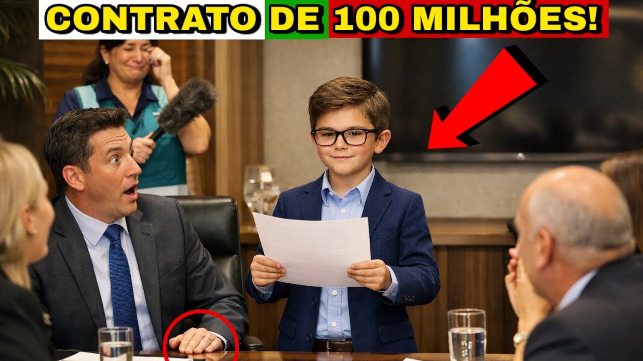 O FILHO DA FAXINEIRA ATENDEU UMA LIGAÇÃO DA FRANÇA E SALVOU UM CONTRATO MILIONÁRIO DO CEO, ENTÃO…