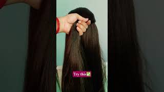 try this hairstyle very easy #hairstyle #partyhairstyle #braids #hair #ytshorts