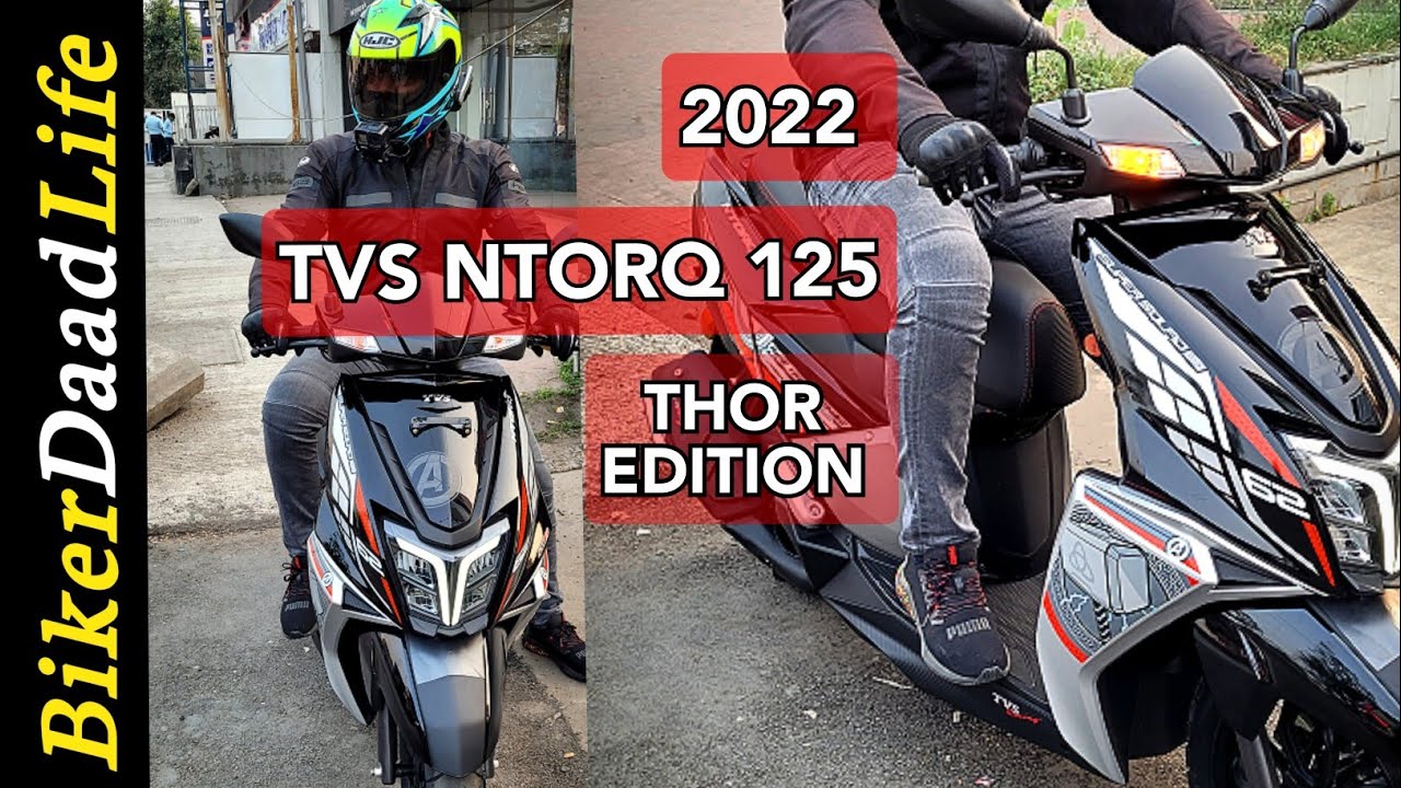 2022 TVS Ntorq 125 BS6 Thor Edition Detail Ride Review┃Pro's & Con's Explained┃BikerDaadLife