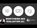 1.1: Introduction to Monitoring and Evaluation Basics