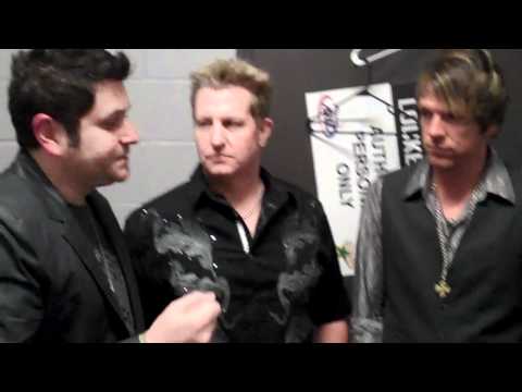 Bob Pickett visits with Rascal Flatts