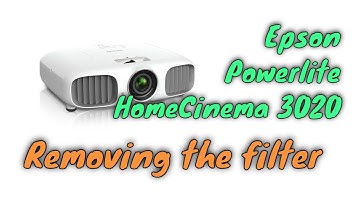 How to remove the filter   Epson Powerlite 3020 #shorts