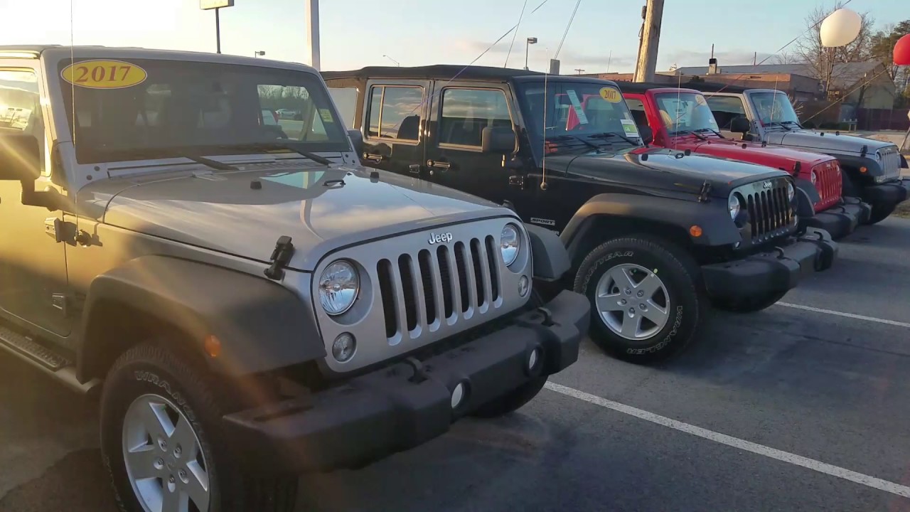 2017 Jeep Wrangler Inventory in Crossville TN YouTube