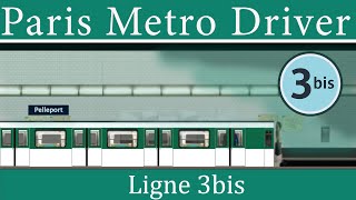 Paris Metro Driver Gameplay | Ligne 3bis | Line 3bis | Linie 3bis | PMD v2.2 screenshot 1