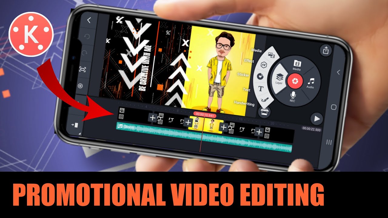 Make Promotional Video Editing On Mobile || Kinemaster Tutorial - YouTube