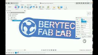 Designing a 2D Sign for Berytech Fab Lab