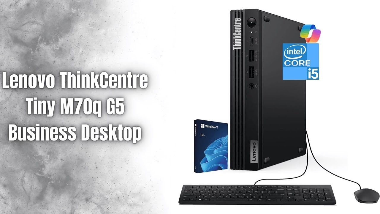 Обзор Lenovo ThinkCentre Tiny M70q Gen 5 🔥 i5-14400T | Лучший бизнес-мини-ПК 2026 года?