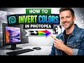 How to INVERT COLORS in Photopea (Step by Step)