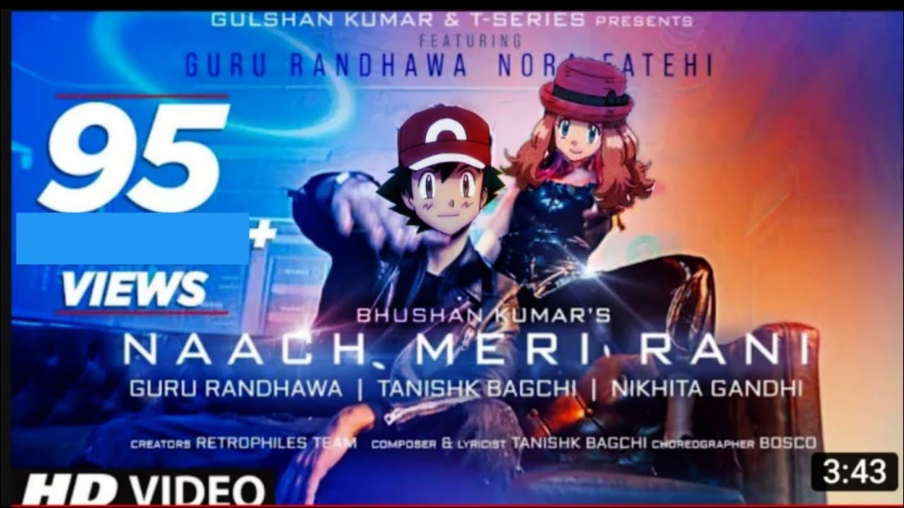 ash and Serena love song ❤️(nach meri rani)❤️