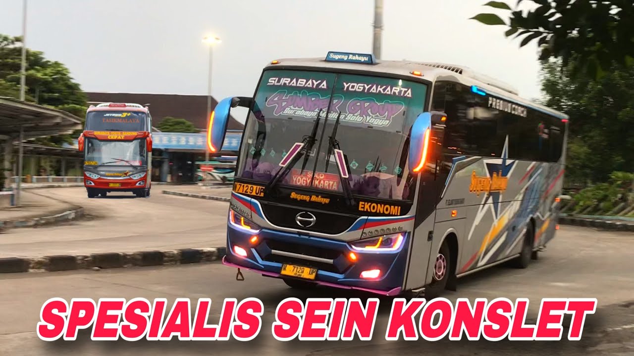 BUS SUGENG RAHAYU JAM MEPET SAMPE MIRING