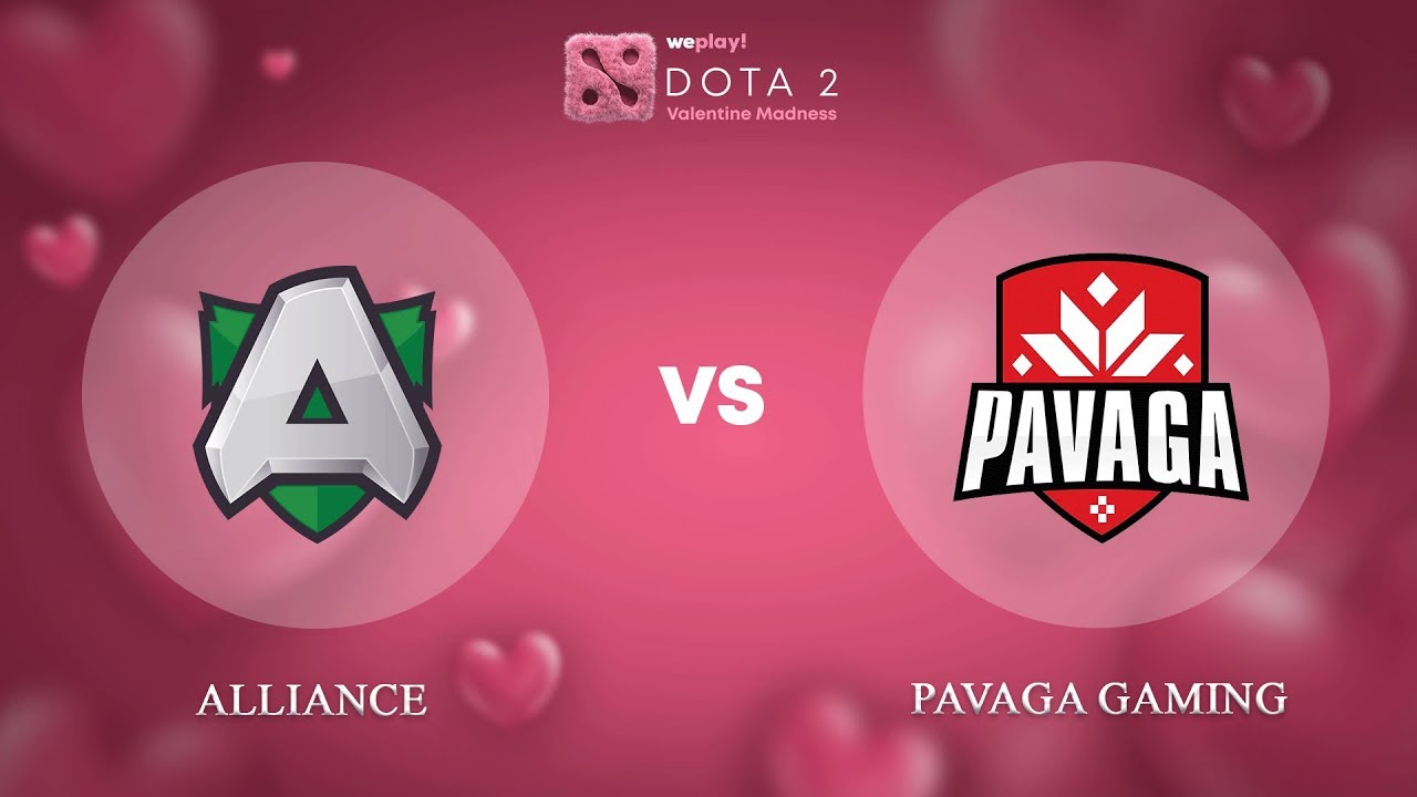 Alliance vs Pavaga Gaming - ENG @Map1 | Dota 2 Valentine Madness | WePlay!