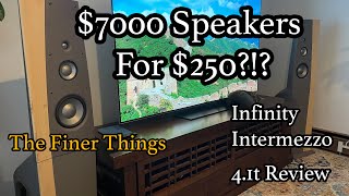 $7000 Speakers For $250!! - Infinity Intermezzo 4.1t Loudspeaker Review