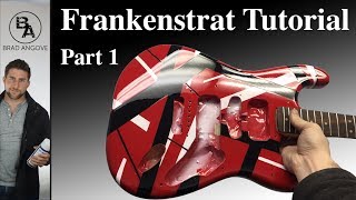 How to do a frankenstrat paint job with spray cans (part 1)