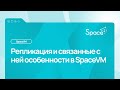 Репликация и связанные с ней особенности SpaceVM