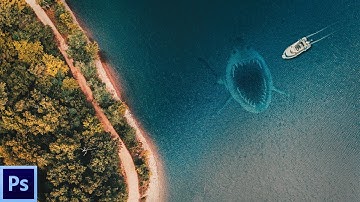 BLENDING UNDERWATER PHOTOSHOP ( EASY )