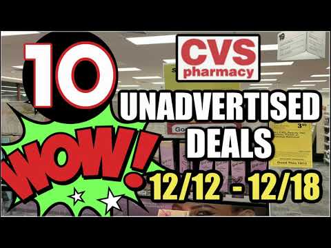 CVS UNADVERTISED DEALS 12/12 – 12/18 | Freebies & More!!!