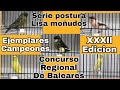 Regional de Baleares 2019 serie campeones (Razas de postura pluma Lisa moñudos)