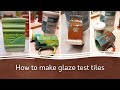 How to make glaze test tiles | Relyef pottery tools