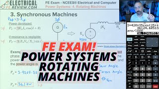 FE Power Systems Webinar Series – Ep. 4: Rotating Machines | FE Electrical & Computer Exam