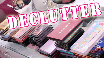 Decluttering Drugstore Eyeshadow Palettes