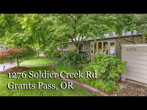 1276 Soldier Creek Rd, Grants Pass, OR home video tour