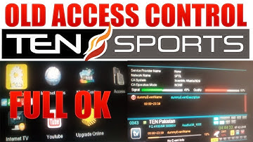 OLD ACCESS CONTROL RECEIVER TEN SPORTS FULL OK ASIASAT-105E BY SABIR ALI