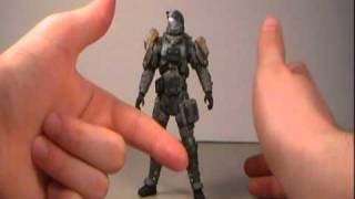 Halo Reach Series 3 ODST Jetpack trooper Action Figure Review