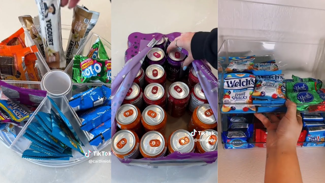 Food Restocking Satisfying Random Restock, Food restock, Organizing & Cleaning ASMR ...