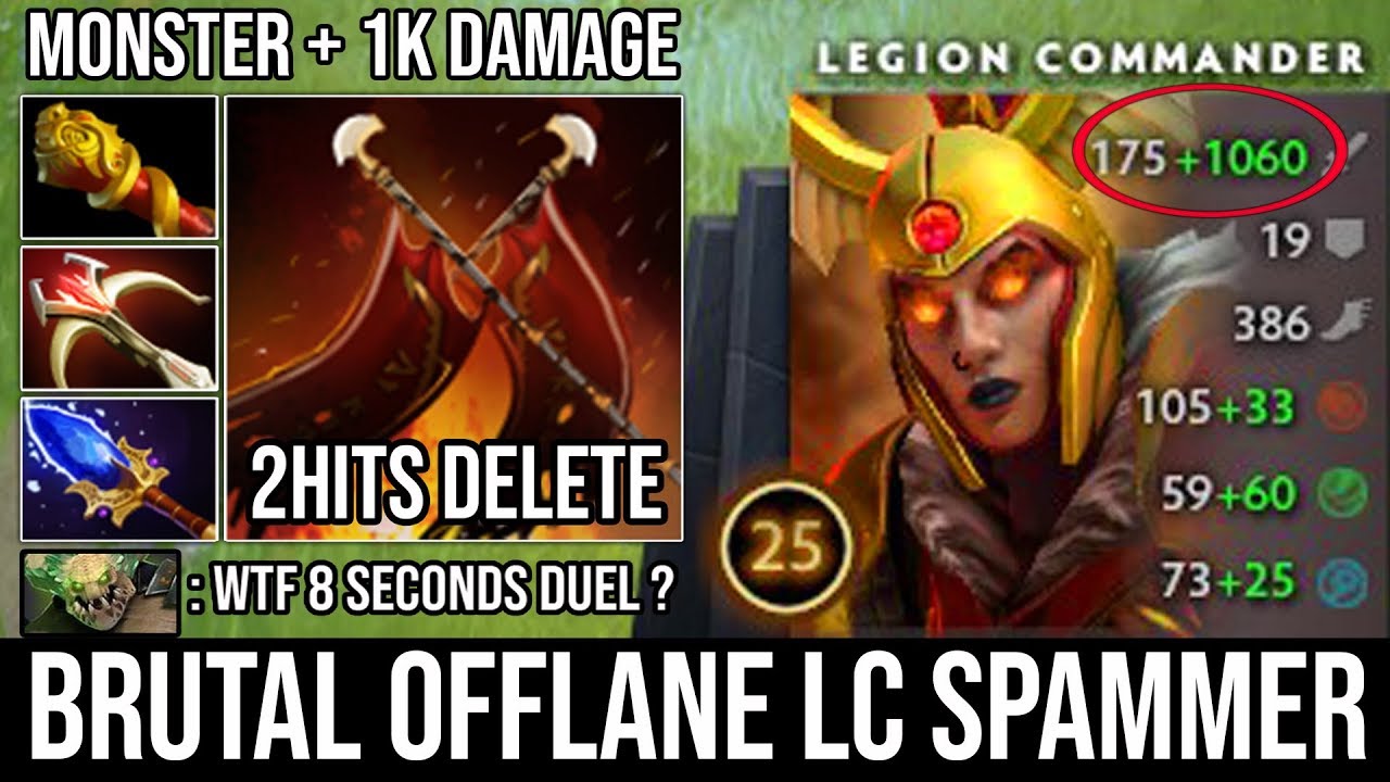 Brutal Offlane LC Spammer Crazy Scepter & Daedalus 8 Seconds Duel + 1k Damage 2Hits K.O DotA 2