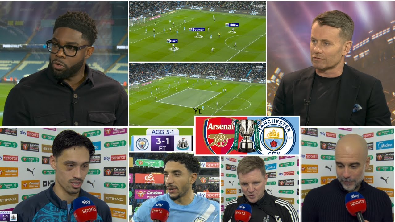 Manchester City 3–1 Newcastle | Micah Richards Reacts | Guardiola Tactical Breakdown