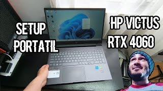 SETUP HP VICTUS 16-R0073CL | CONFIGURACIÓN RTX 4060😎✌️
