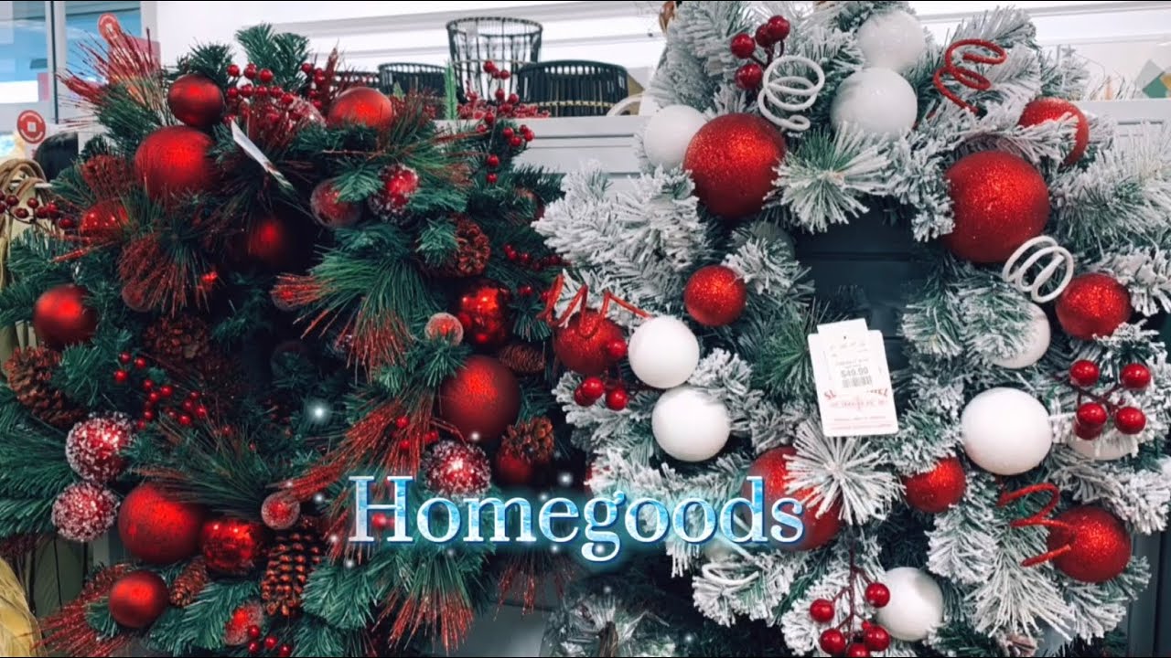 HOMEGOODS CHRISTMAS DECORS 2021 YouTube