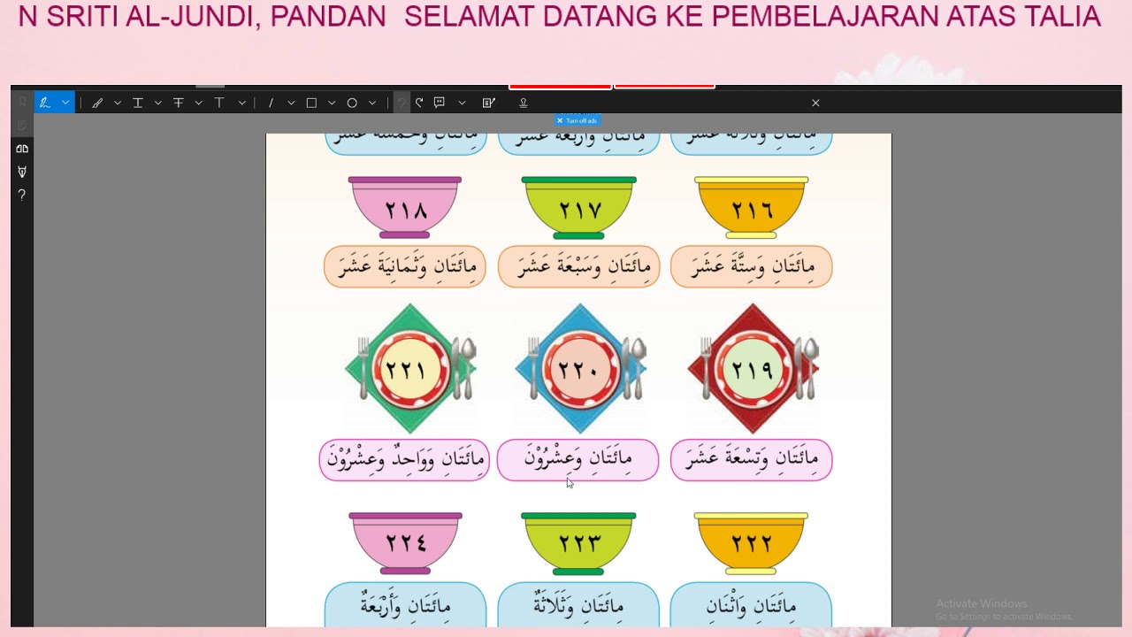 Nombor Dan Bilangan ( Bahasa Arab Darjah 3 )